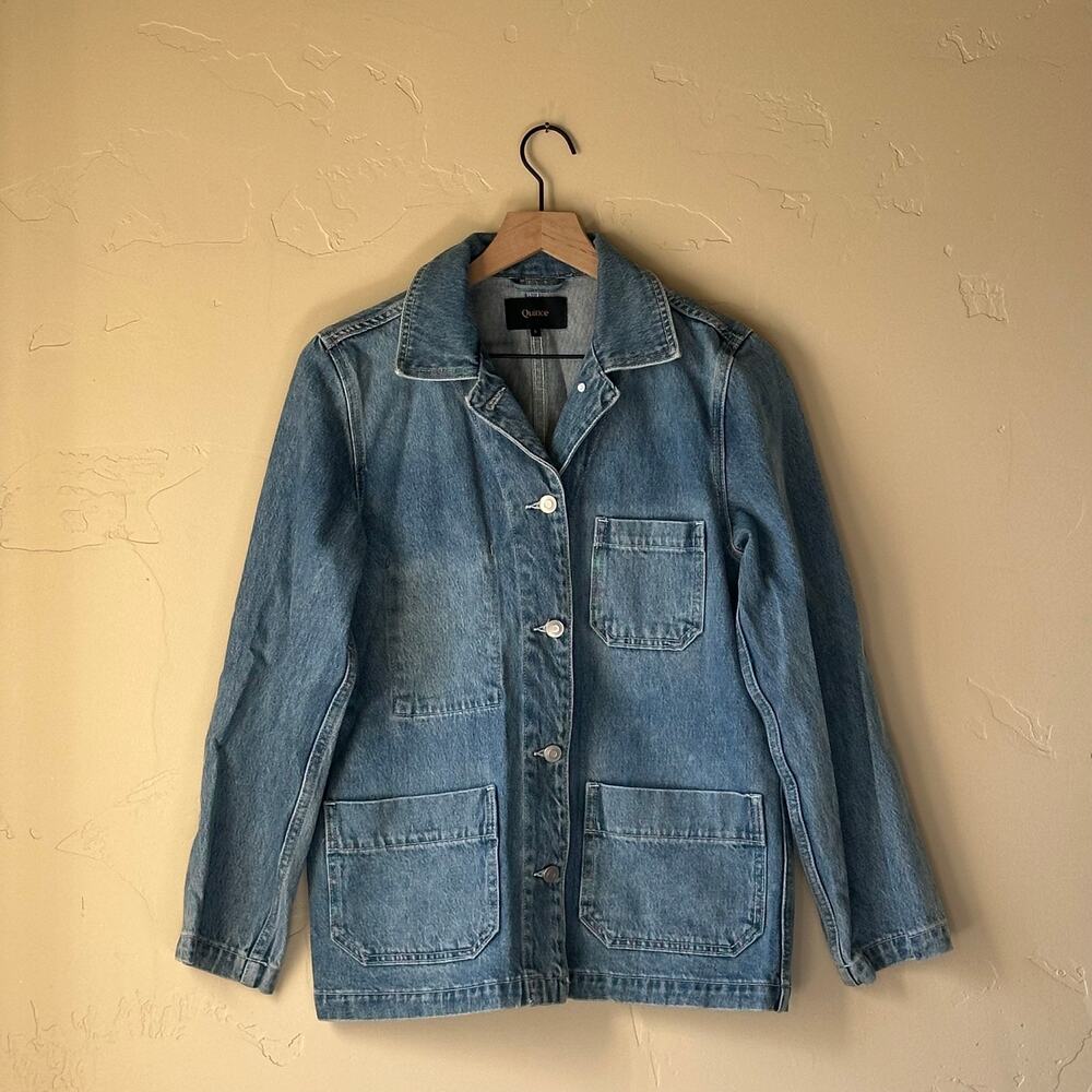 Quince Denim Chore Coat Women's Size S